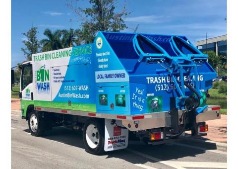 Trash can cleaning service in Austin Texas